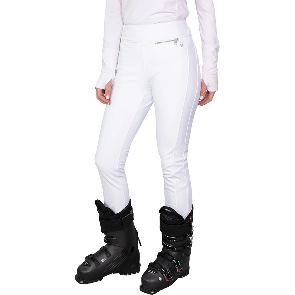 OBERMEYER Jinks softshell ski pants womens size 10 -- white